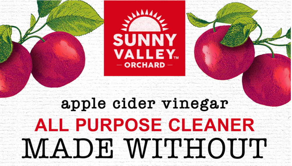 Apple cider vinegar cleaning product